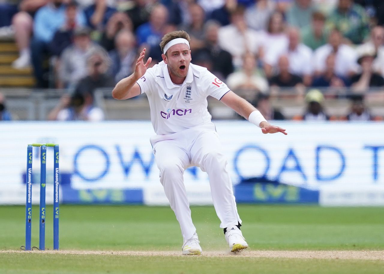 Stuart Broad rides through the emotions, England vs Australia, 1st Ashes Test, Edgbaston, 5th day, June 20, 2023