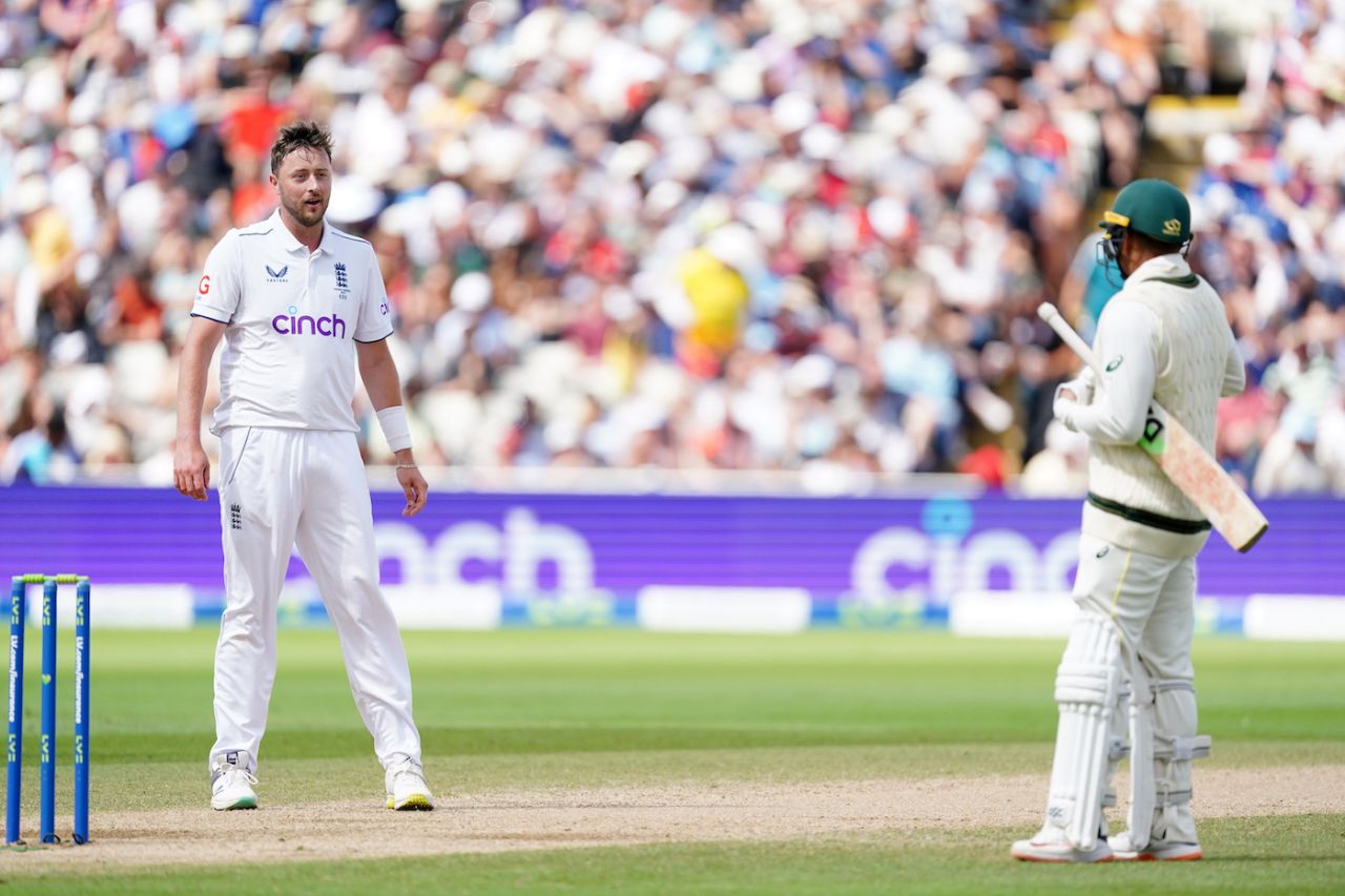Ollie Robinson tried riling up Usman Khawaja, England vs Australia, 1st Ashes Test, Edgbaston, 5th day, June 20, 2023