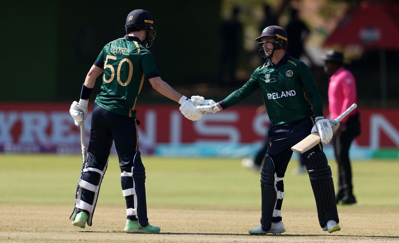 George Dockrell and Curtis Campher revived Ireland with important fifties, Ireland vs Scotland, ICC World Cup Qualifier, Bulawayo, June 21, 2023