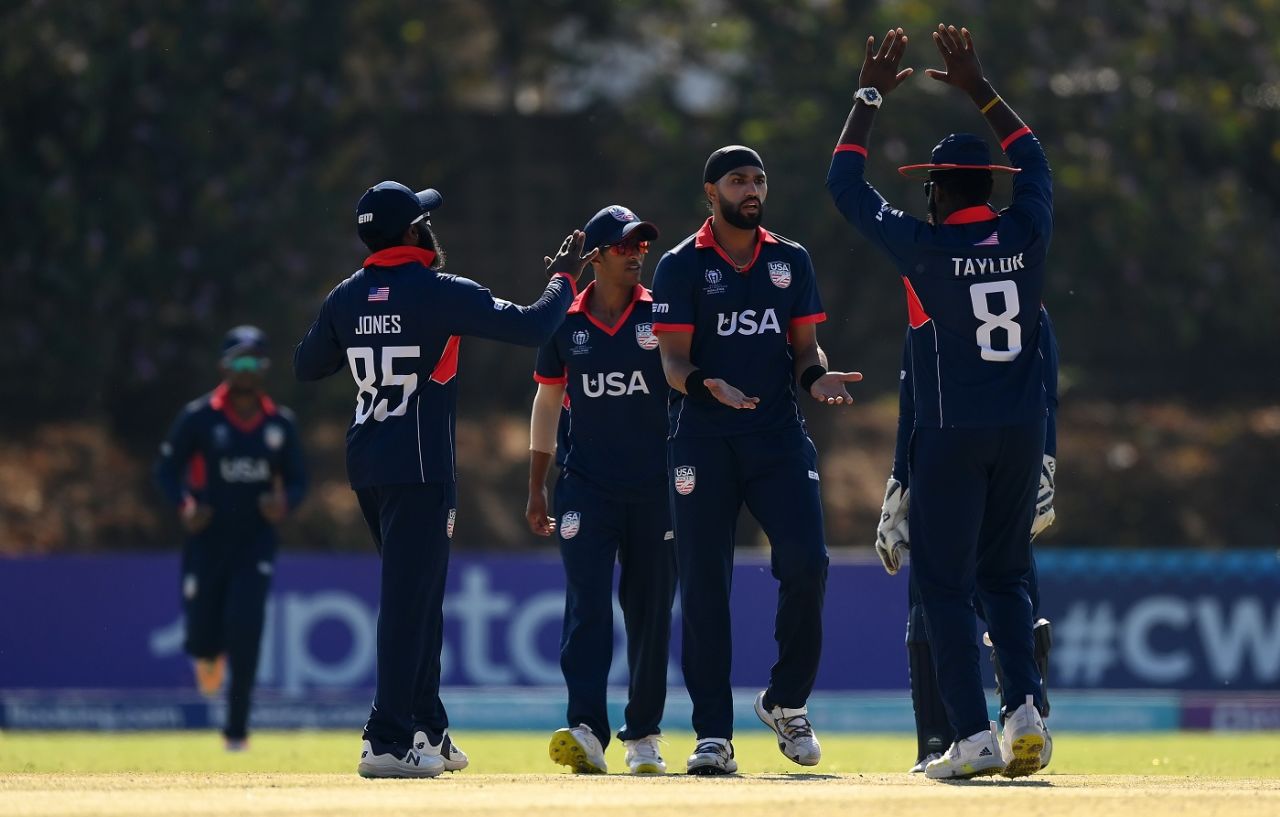 Jessy Singh struck twice to bring USA back into the game, Netherlands vs USA, ICC World Cup Qualifier, June 22, 2023