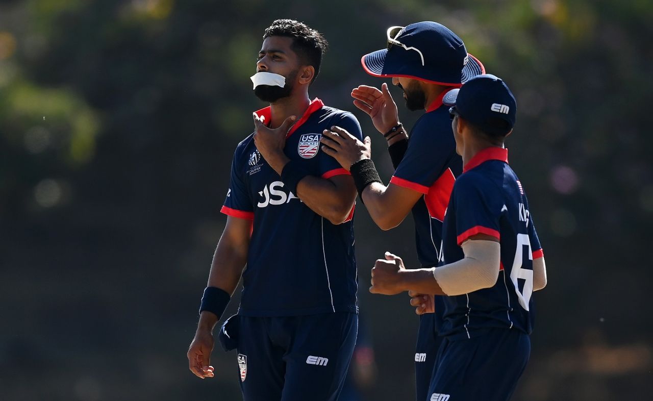 Ali Khan brought about his own style of celebration, Netherlands vs USA, ICC World Cup Qualifier, June 22, 2023