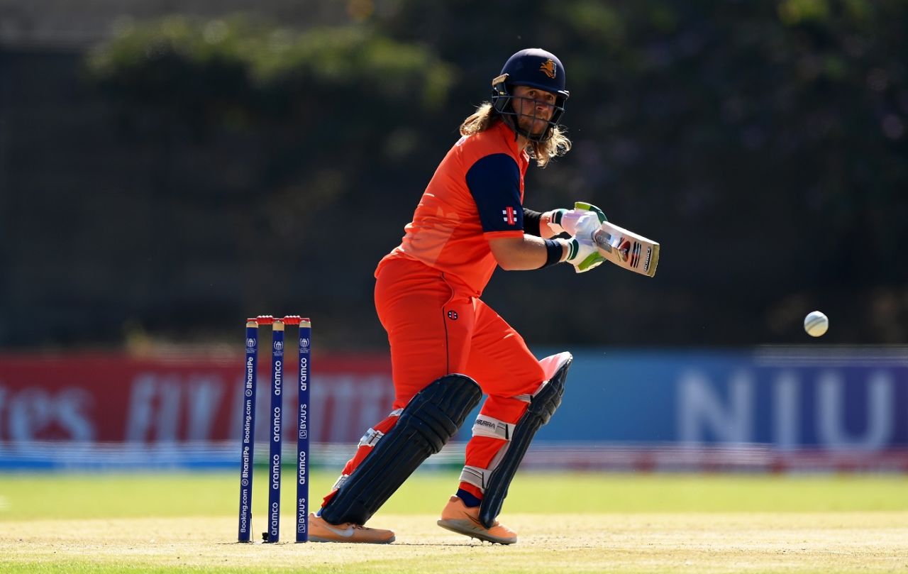 Max O'Dowd guides one to deep third, Netherlands vs USA, ICC World Cup Qualifier, June 22, 2023