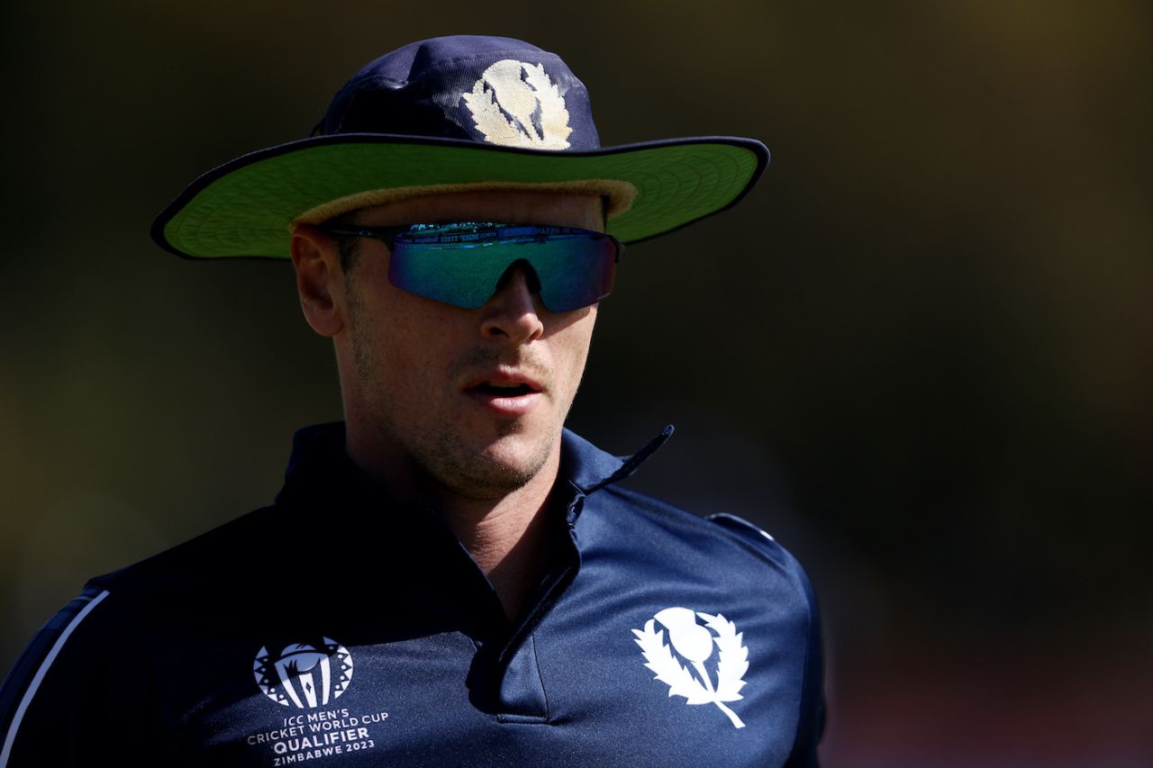 Chris Sole was among the wickets, Scotland vs UAE, World Cup Qualifier, Bulawayo, June 23, 2023