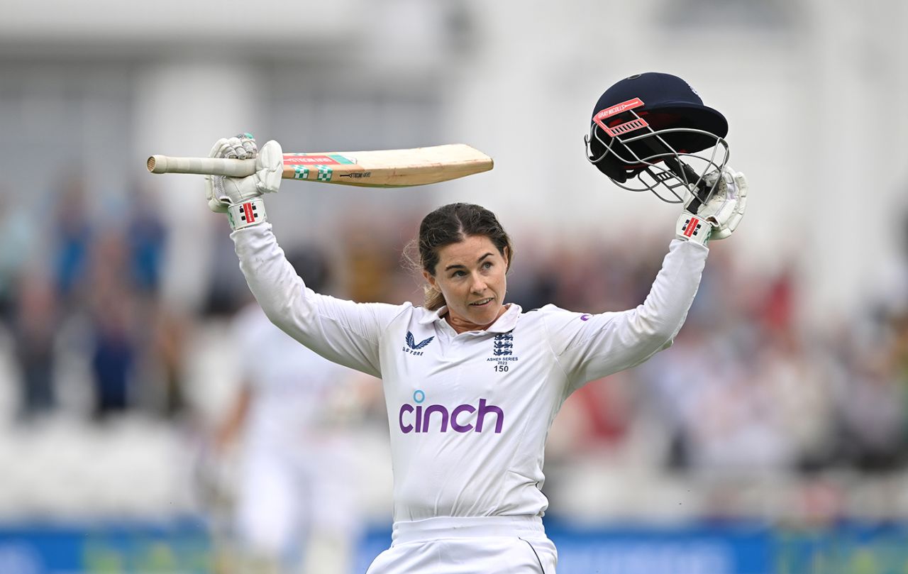 Tammy Beaumont scored her maiden Test century, England vs Australia, Only Test, Women's Ashes, Nottingham, 2nd day, June 23, 2023