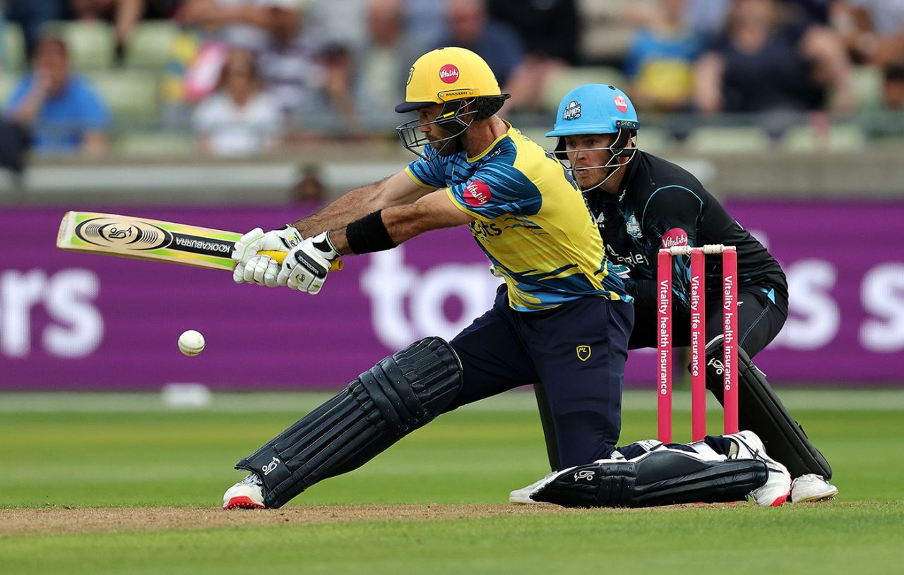 Glenn Maxwell got into his groove, Birmingham vs Worcestershire, T20 Blast, North Group, Edgbaston, June 23, 2023