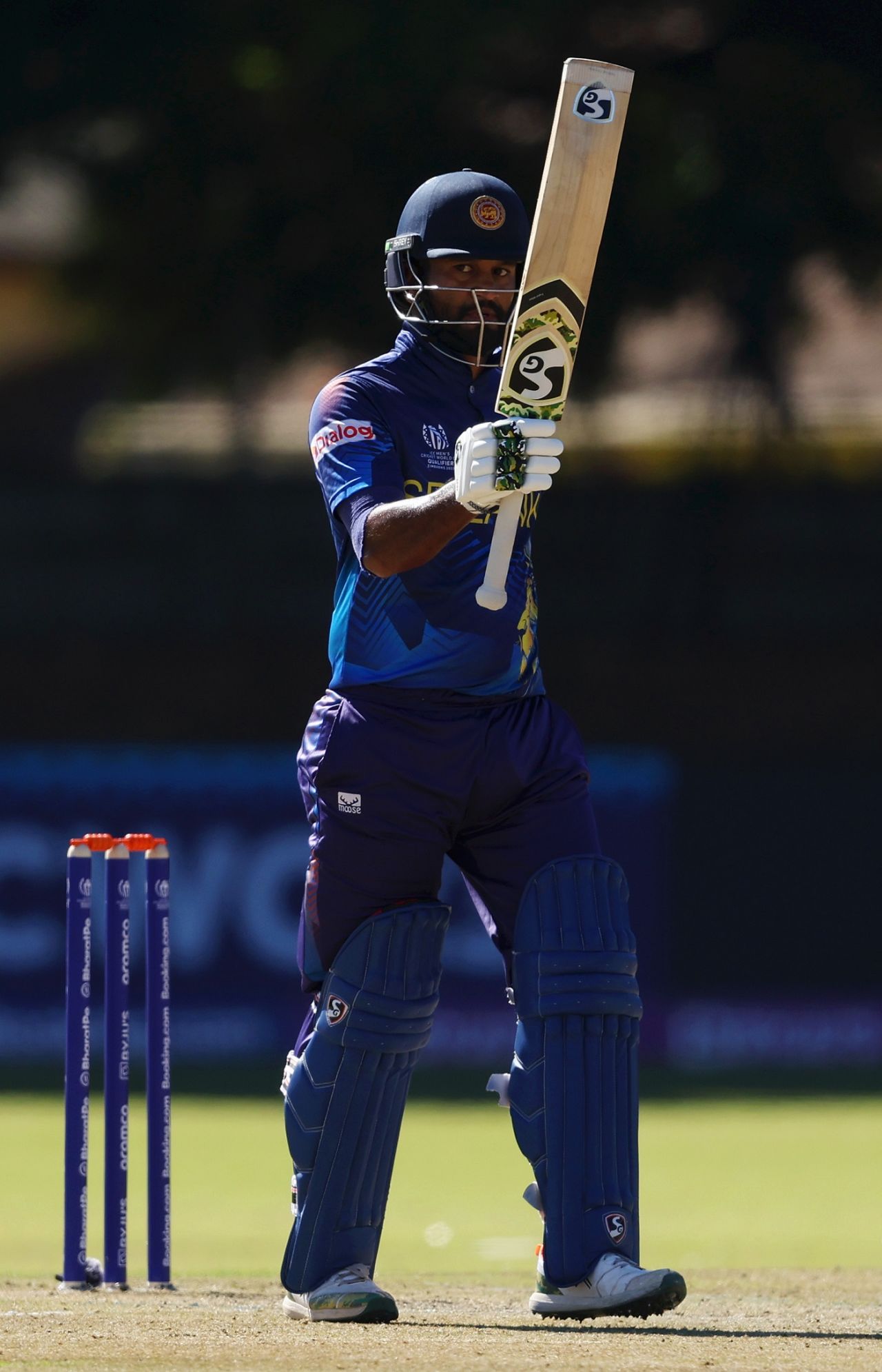 Dimuth Karunaratne notched up his fifth successive fifty in ODIs, Ireland vs Sri Lanka, ICC World Cup Qualifier, Bulawayo, June 25, 2023