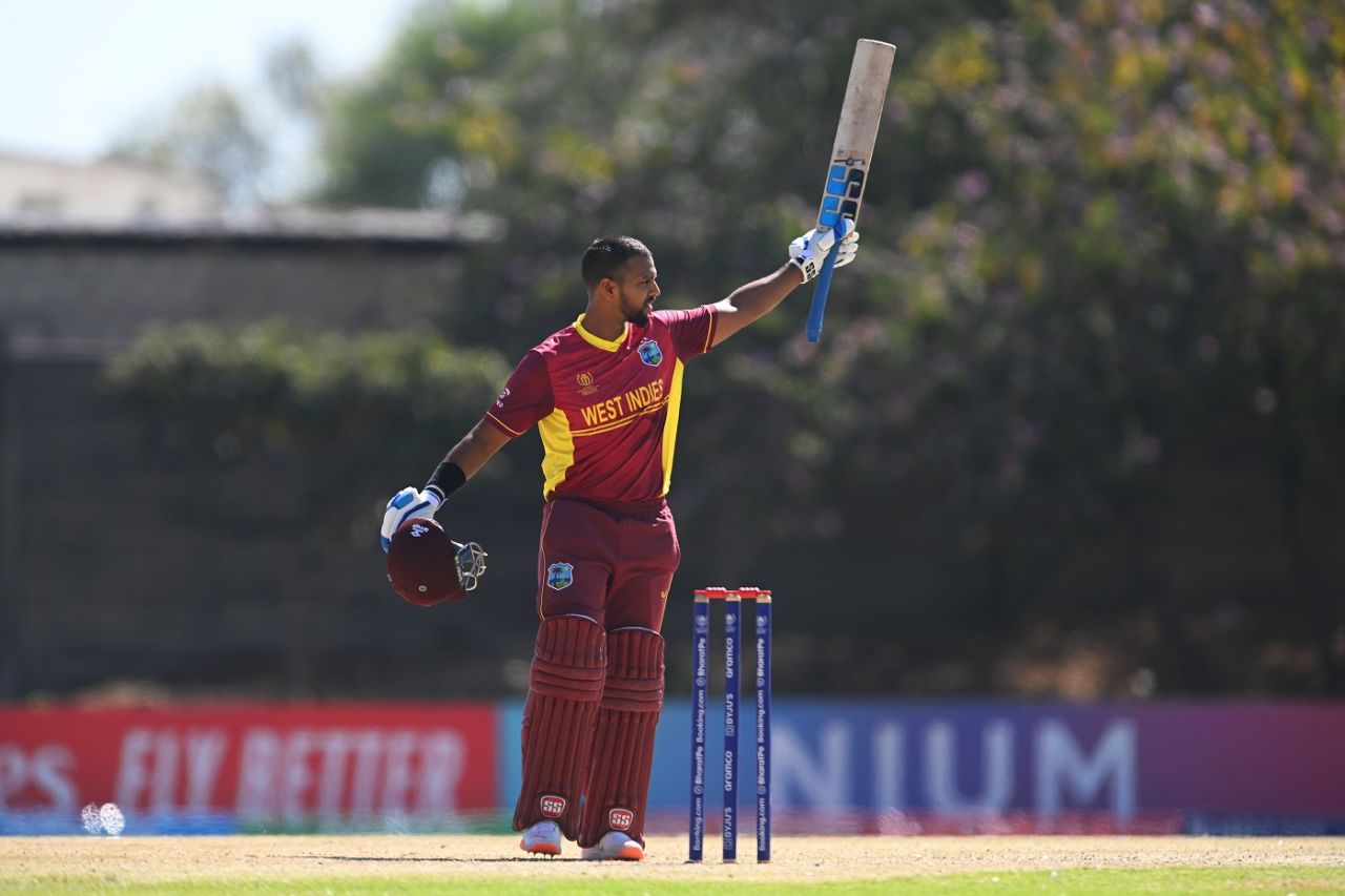 Nicholas Pooran brought up his century off 63 balls, Netherlands vs West Indies, ICC World Cup Qualifier, Harare, June 26, 2023