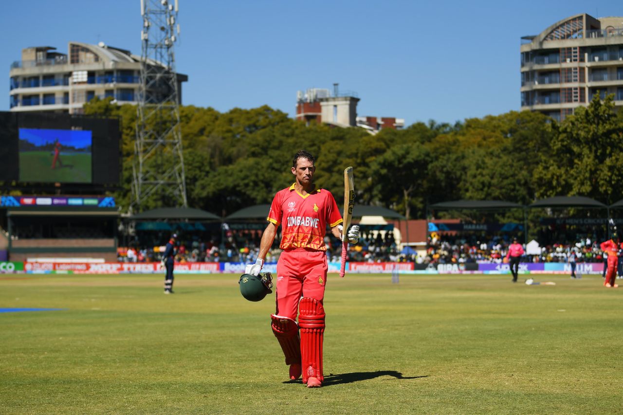 Sean Williams amassed 174 off 101 balls with 21 fours and five sixes, Zimbabwe vs USA, ICC World Cup Qualifier, Harare, June 26, 2023