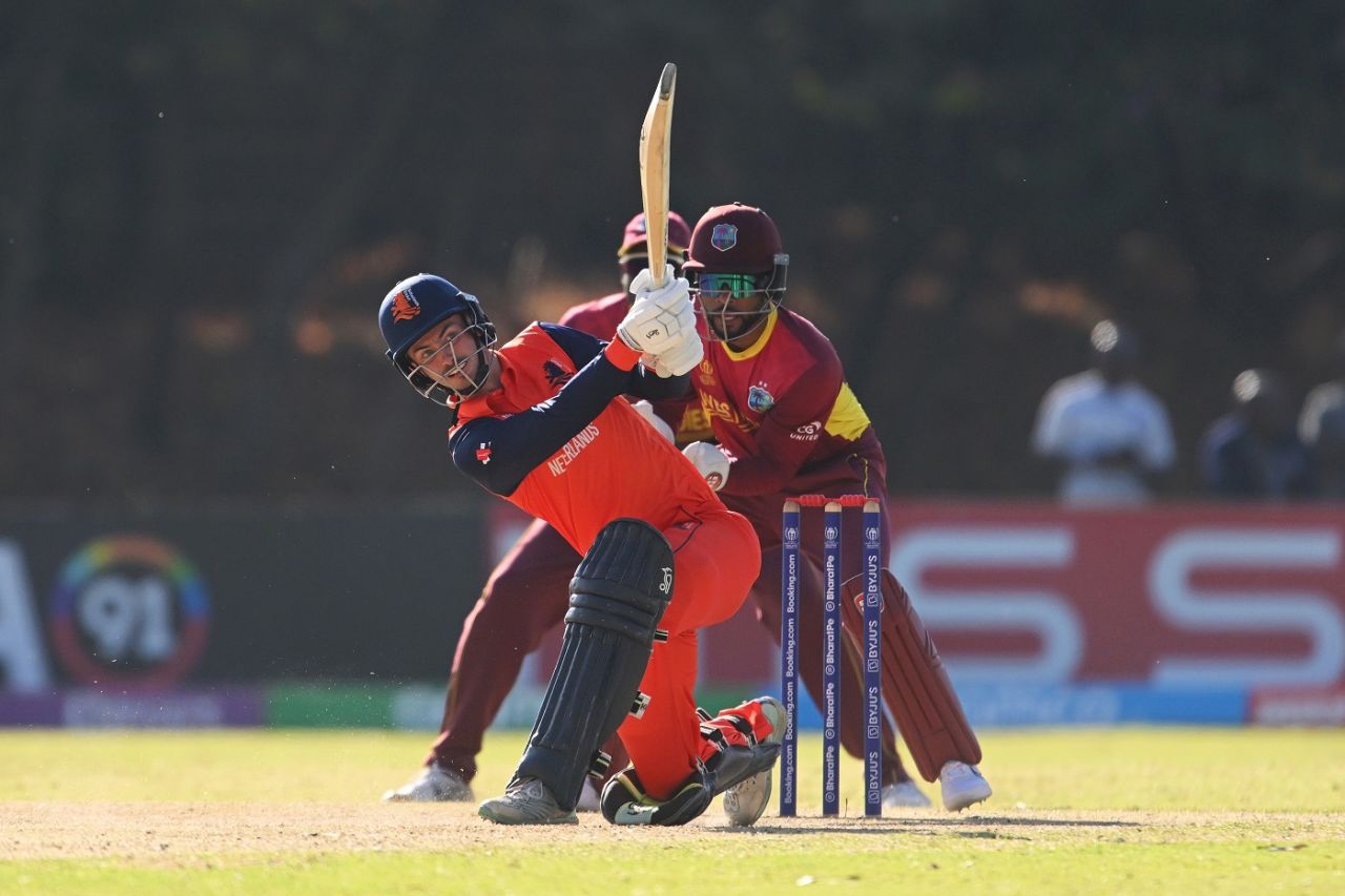 Scott Edwards came out attacking, Netherlands vs West Indies, ICC World Cup Qualifier, Harare, June 26, 2023