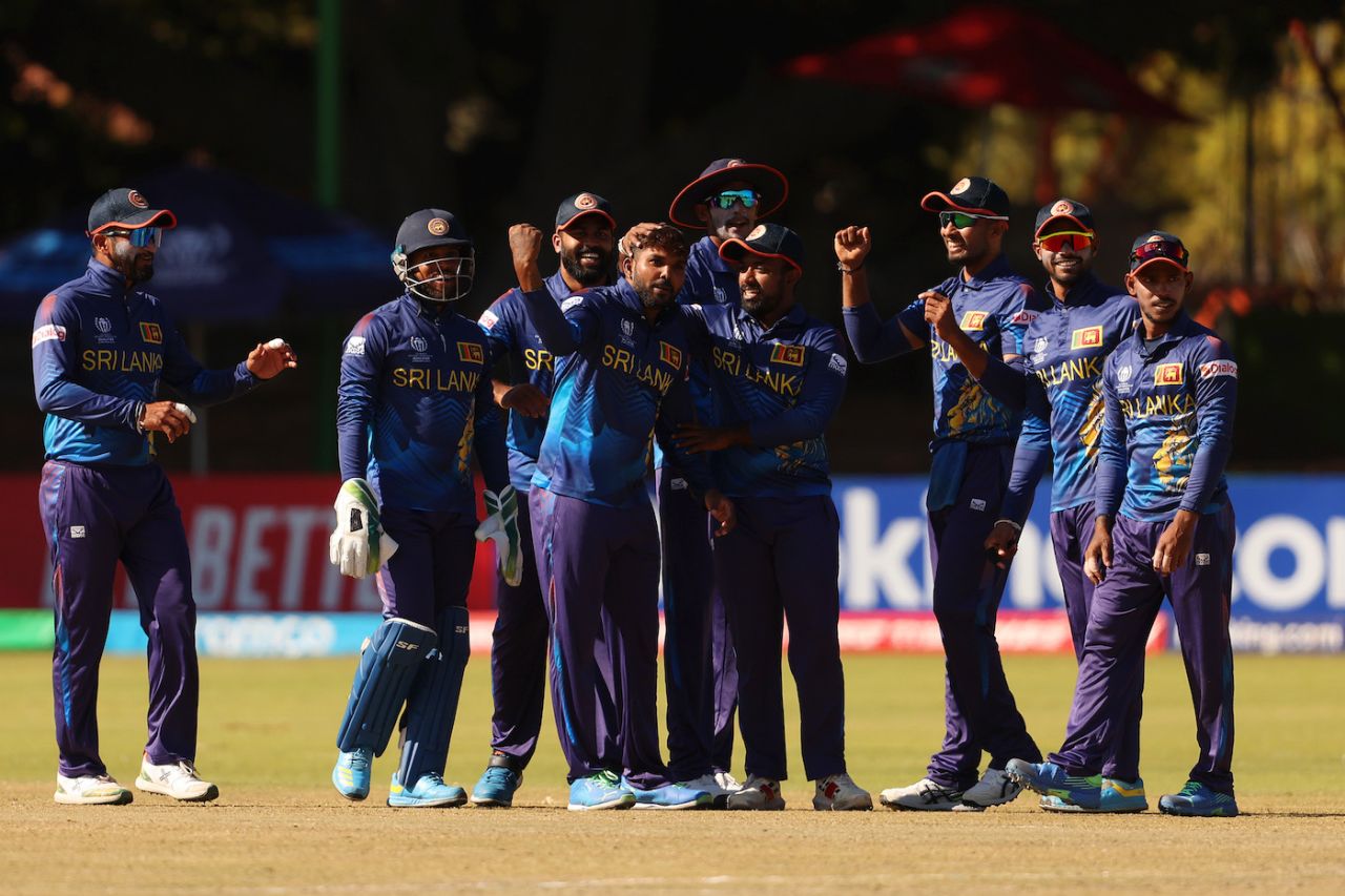 Wanindu Hasaranga struck in his first over, Scotland vs Sri Lanka, ICC World Cup qualifier, Bulawayo, June 27, 2023