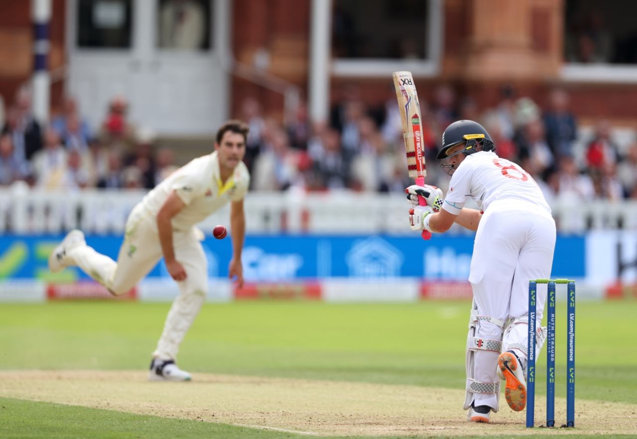 Ollie Pope works off his pads, England vs Australia, 2nd Ashes Test, Lord's, 2nd day, June 29, 2023