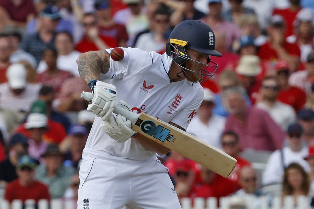 Ben Stokes cops one on the arm, England vs Australia, 2nd Ashes Test, Lord's, 2nd day, June 29, 2023