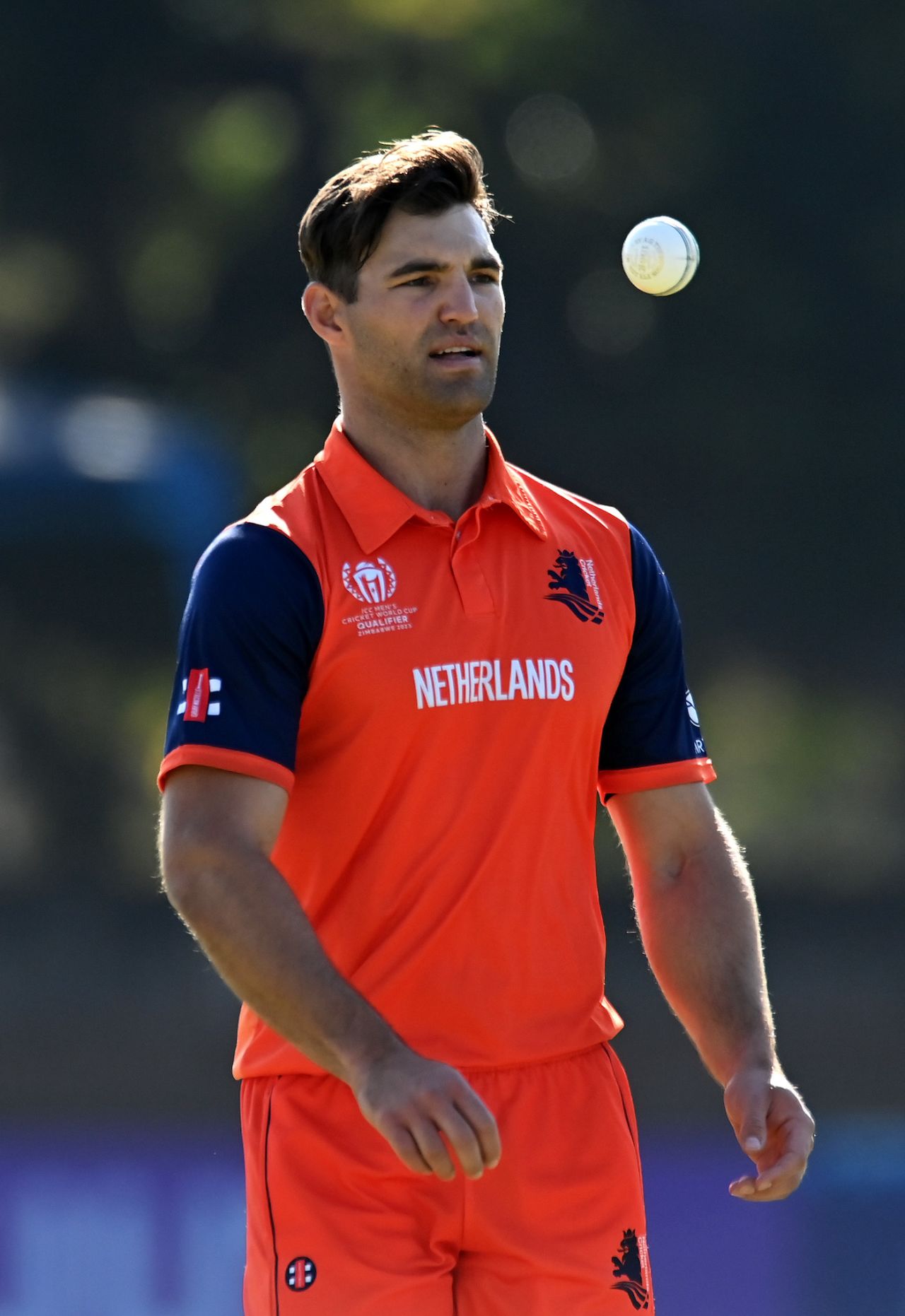 Ryan Klein bowled great lengths to trouble the Sri Lanka batters, Netherlands vs Sri Lanka, Super Six, ODI World Cup qualifier, Bulawayo, June 30, 2023