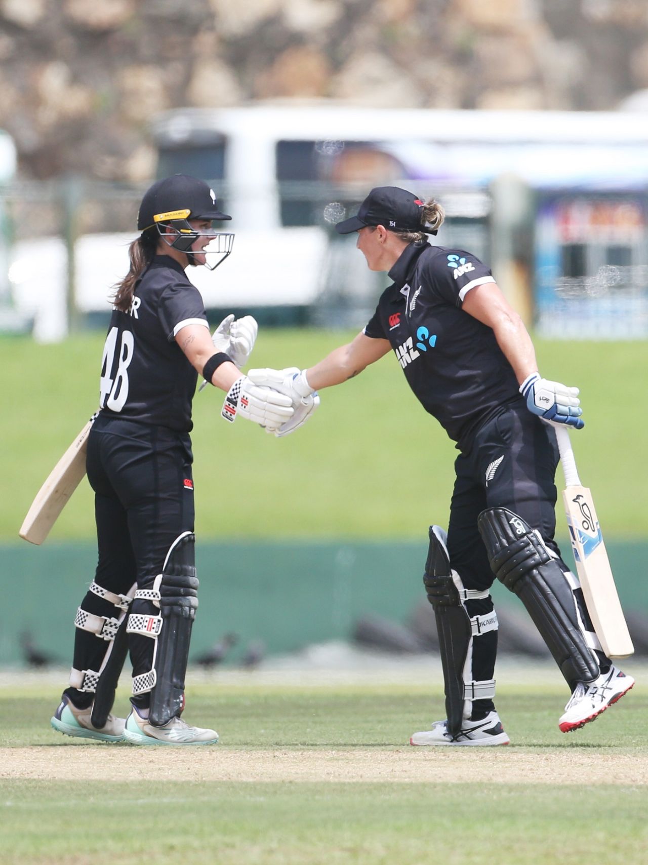 Amelia Kerr and Sophie Devine added 229 - the third-most for any wicket for New Zealand, Sri Lanka vs New Zealand, 2nd ODI, Galle, June 30, 2023