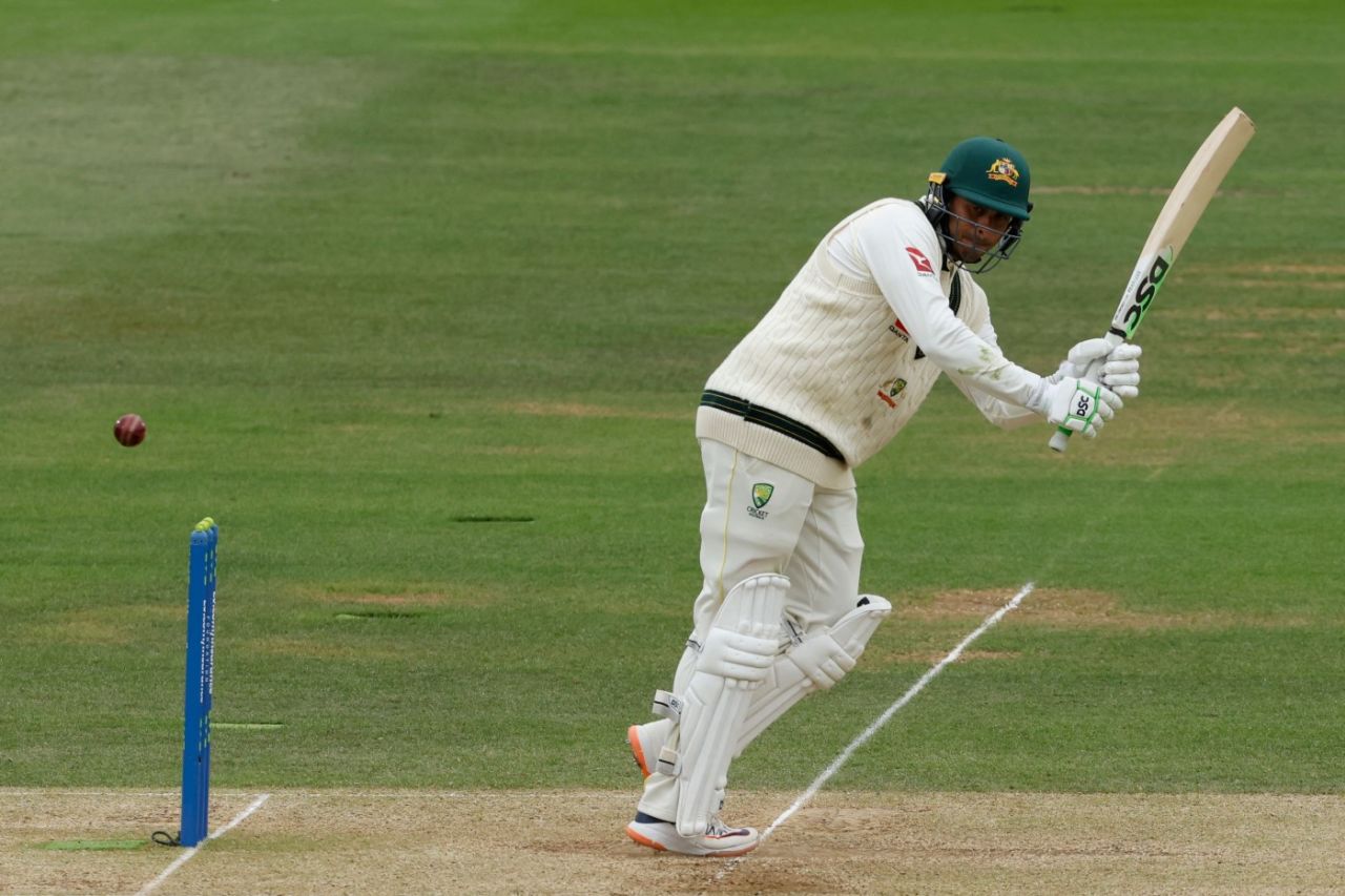 Usman Khawaja plays a leg glance, England vs Australia, 2nd Ashes Test, Lord's, 3rd day, June 30, 2023