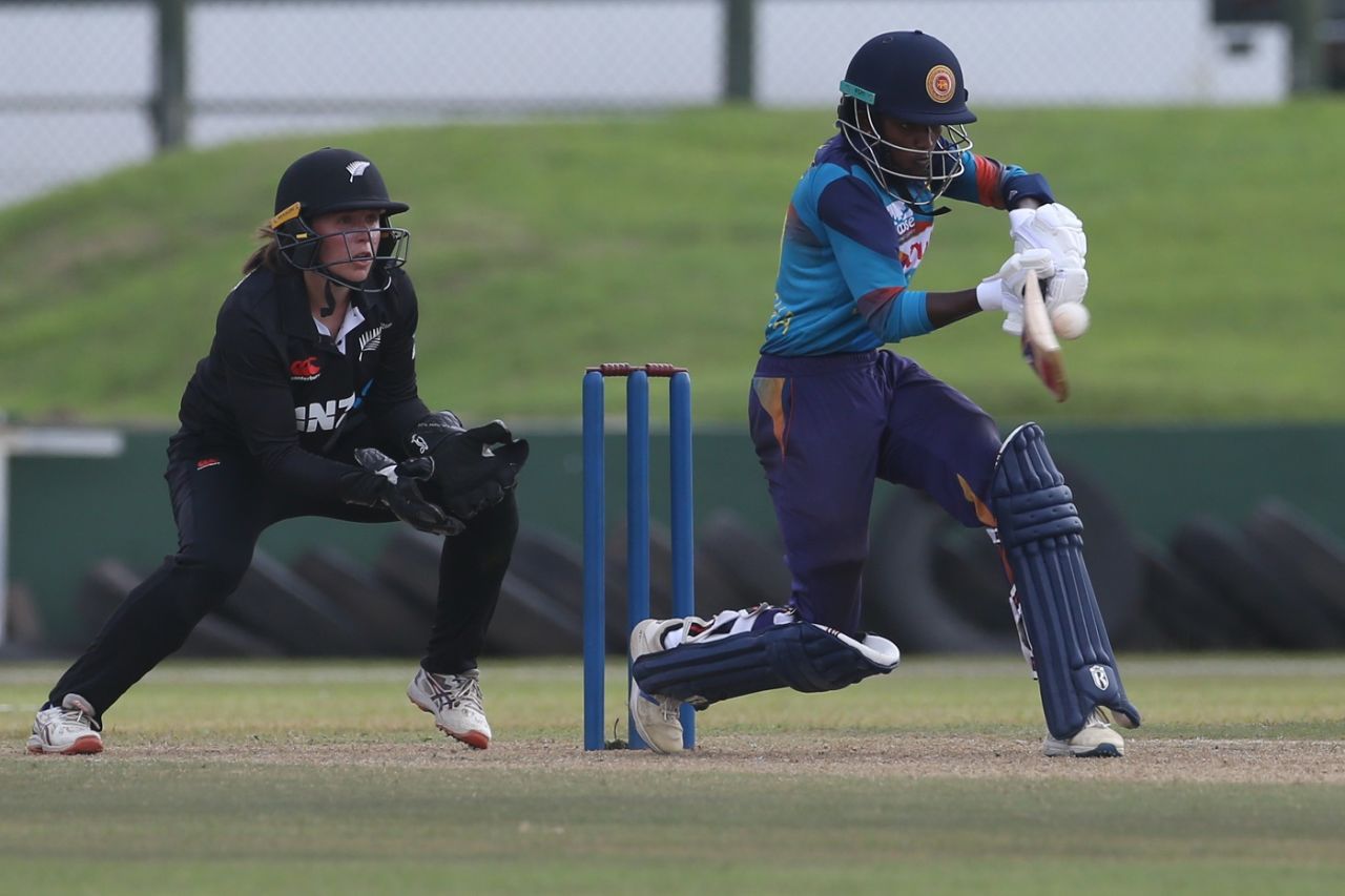 Kavisha Dilhari scored her maiden half-century in international cricket, Sri Lanka vs New Zealand, 2nd ODI, Galle, June 30, 2023