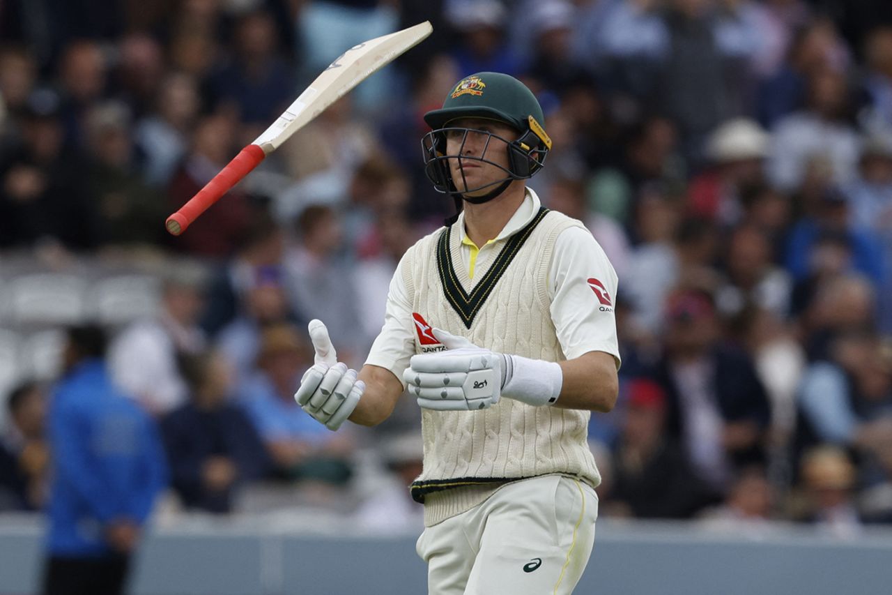 Marnus Labuschagne walks off after being dismissed for 30, England vs Australia, 2nd Ashes Test, Lord's, 3rd day, June 30, 2023