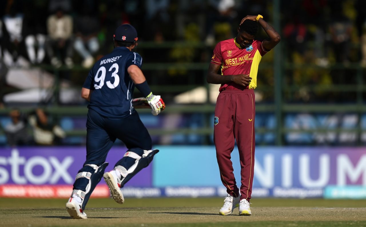 Not a lot went West Indies' way, Scotland vs West Indies, Super Six, ICC ODI World Cup qualifier, Harare, July 1, 2023