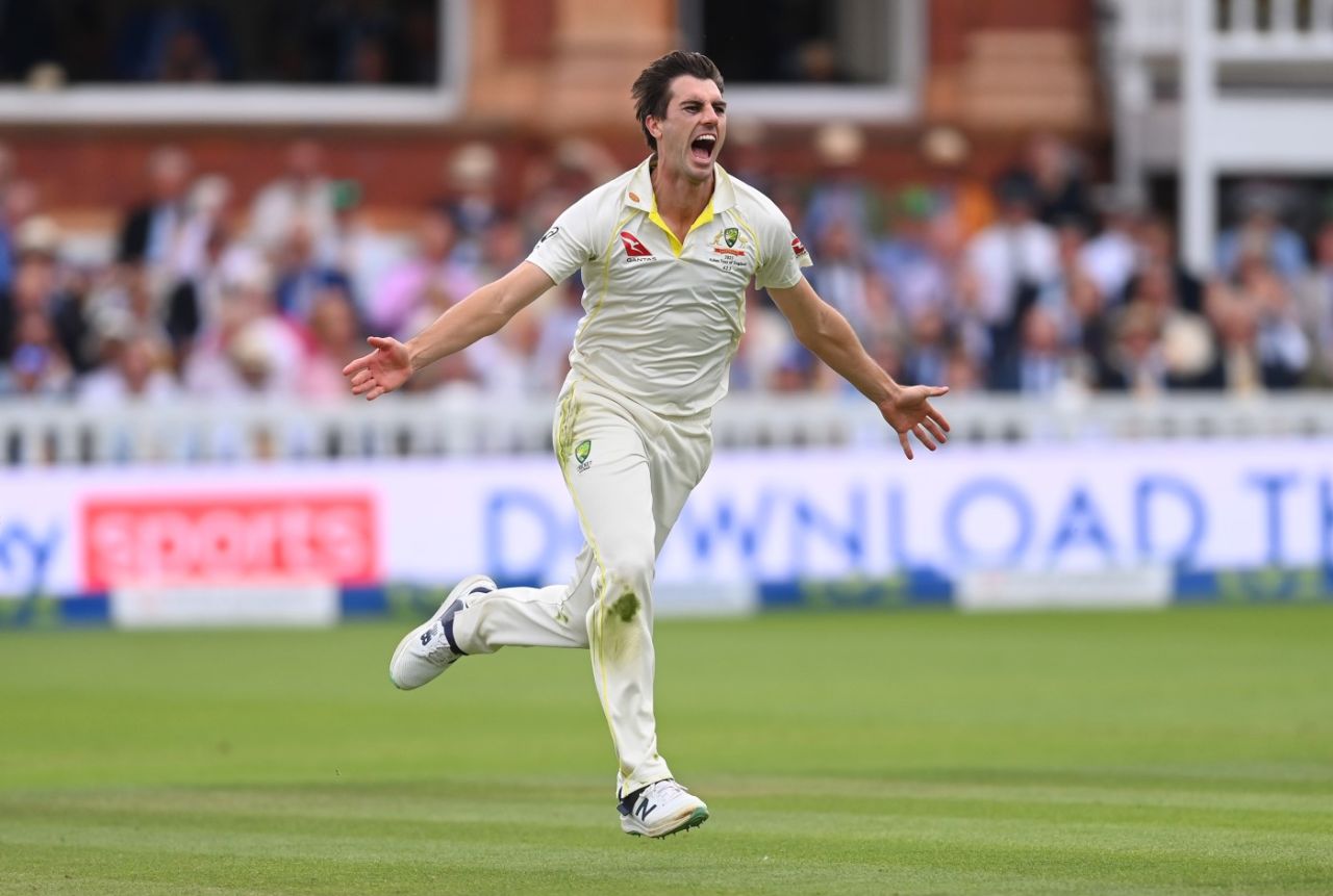 Pat Cummins picked up two wickets in an over, England vs Australia, 2nd Ashes Test, Lord's, 4th day, July 1, 2023