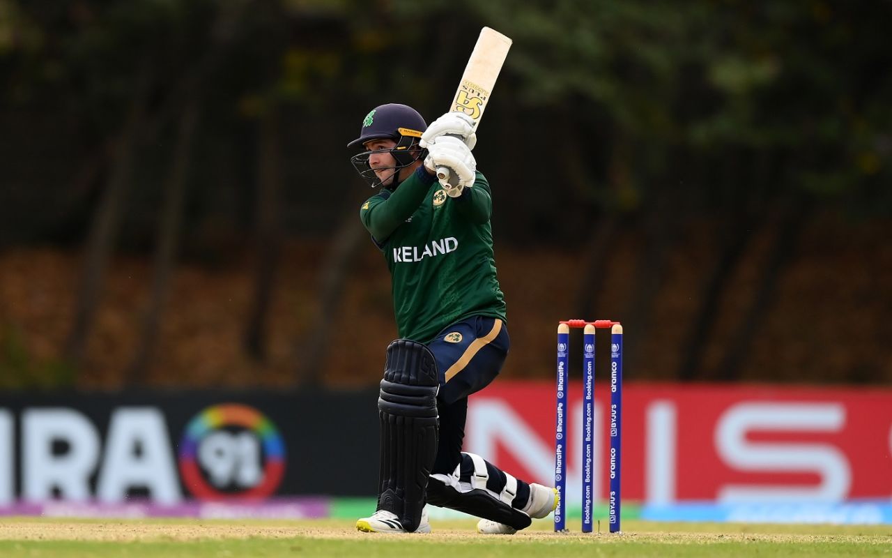 Curtis Campher made a 59-ball 62, 7th place playoff, ICC ODI World Cup Qualifiers, Harare, July 4, 2023