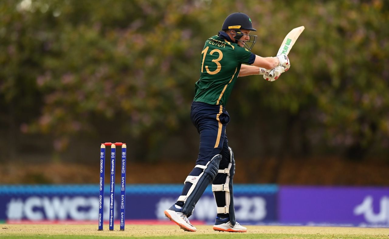 Harry Tector scored 60 off 76 balls, 7th place playoff, ICC ODI World Cup Qualifiers, Harare, July 4, 2023