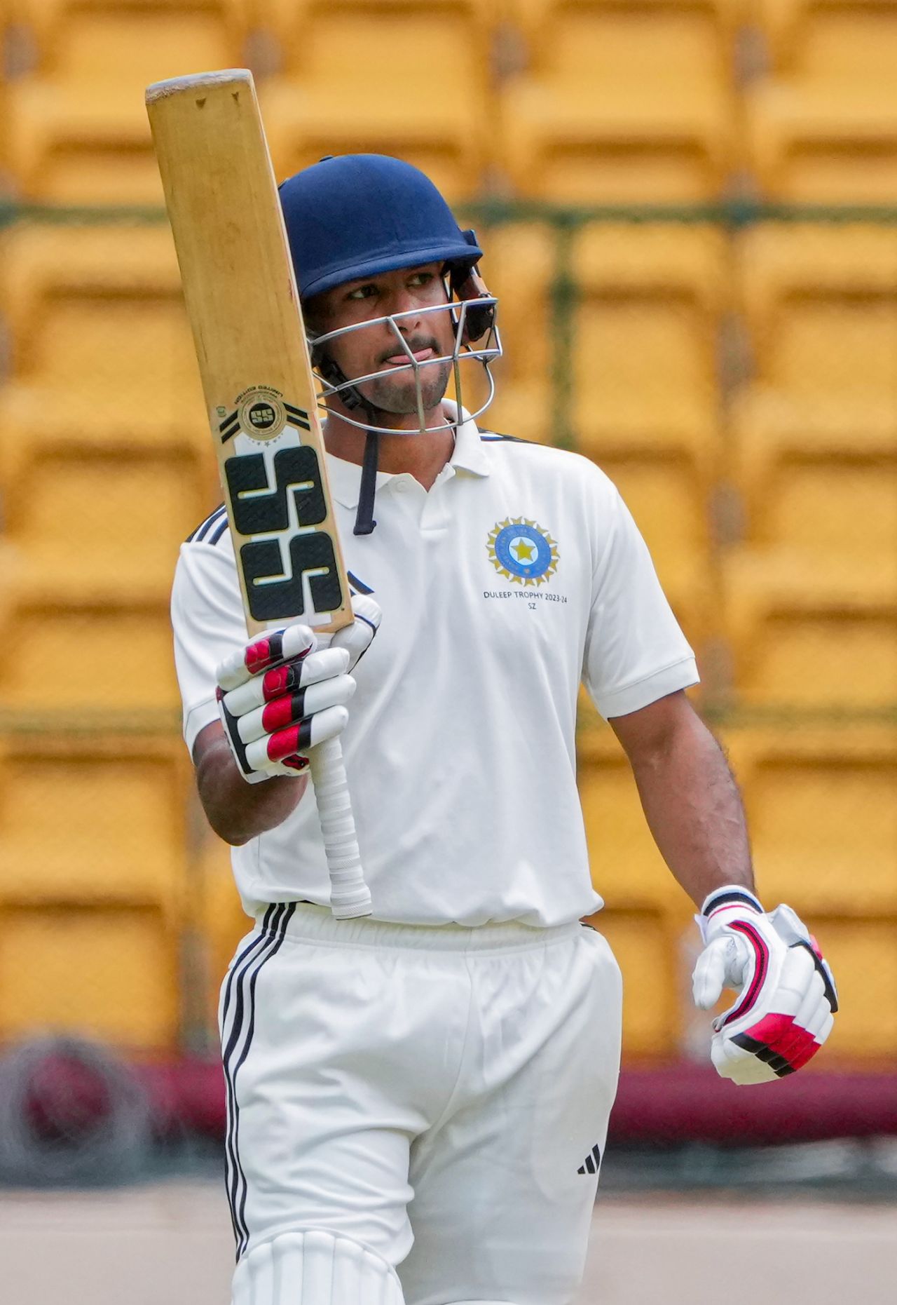 Mayank Agarwal scored an impressive 76, North Zone vs South Zone, Duleep Trophy 2023-24 semi-finals, Bengaluru, 2nd day, July 6, 2023