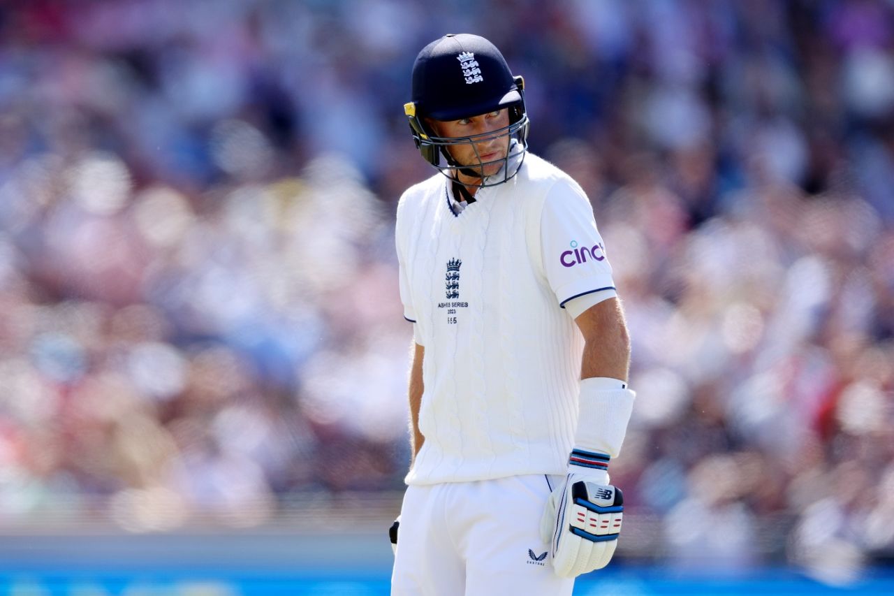 Joe Root failed to add to his overnight score of 19, England vs Australia, 3rd Test, 2nd day, Headingley, July 7, 2023