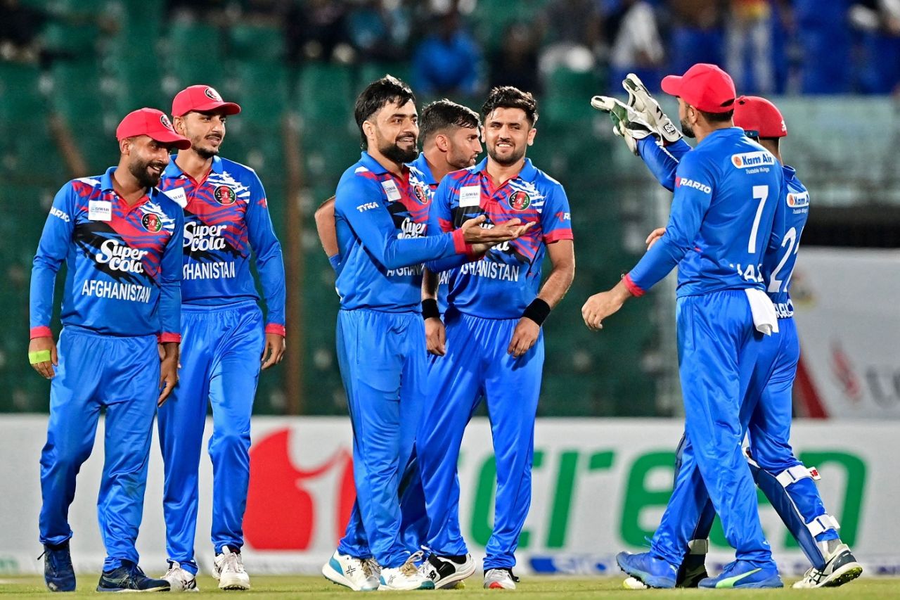 Rashid Khan castled Towhid Hridoy with a wrong'un, Bangladesh vs Afghanistan, 2nd ODI, Chattogram, July 8, 2023