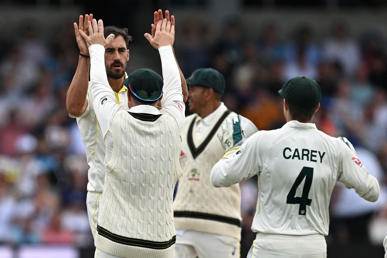 Mitchell Starc made crucial breakthroughs after lunch, England vs Australia, 3rd Test, 4th day, Headingley, July 9, 2023