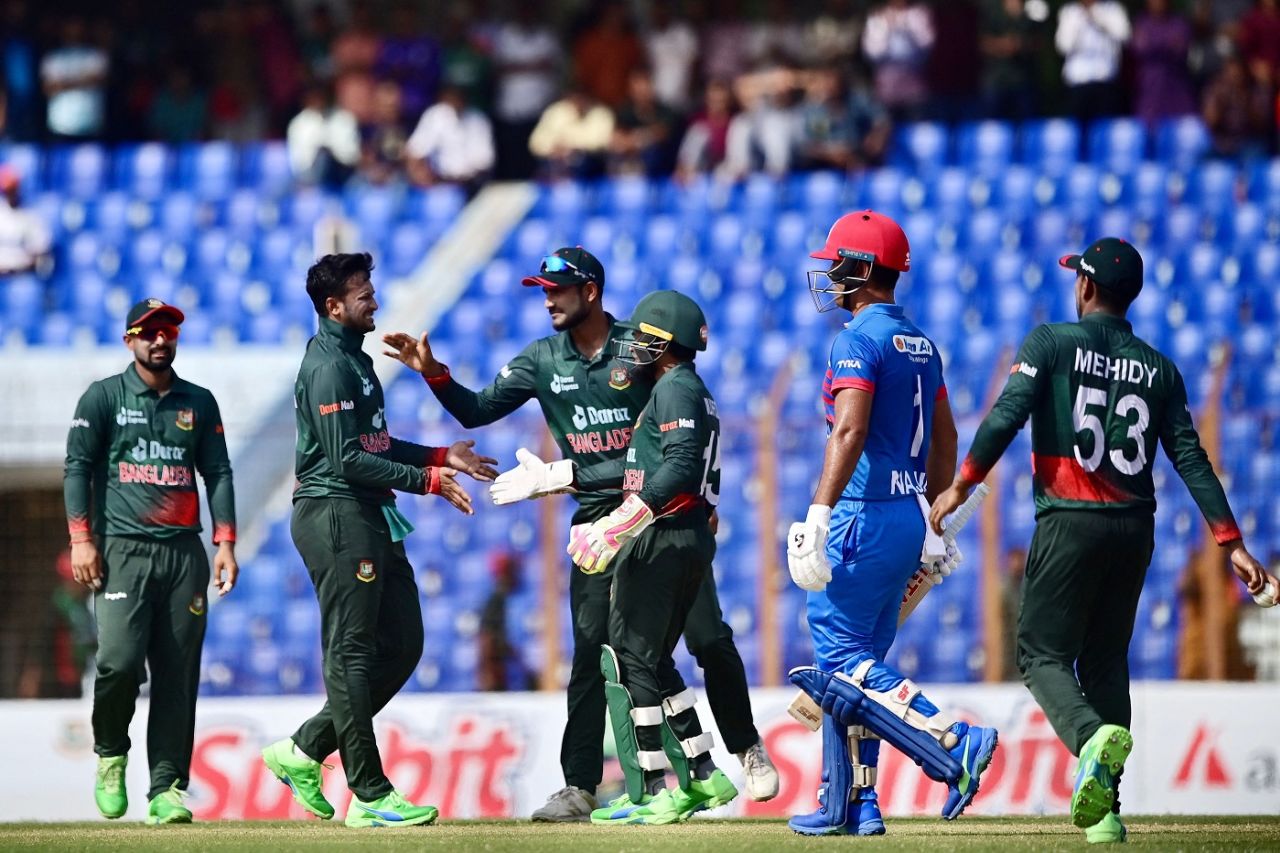 Shakib Al Hasan trapped Najibullah Zadran lbw, Bangladesh vs Afghanistan, 3rd men's ODI, Chattogram, July 11, 2023