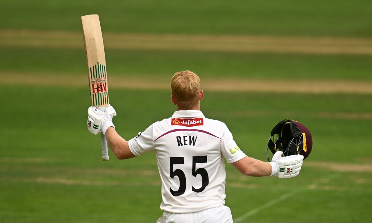 James Rew scored his maiden double-century, Somerset vs Hampshire, County Championship, Taunton, July 11, 2023