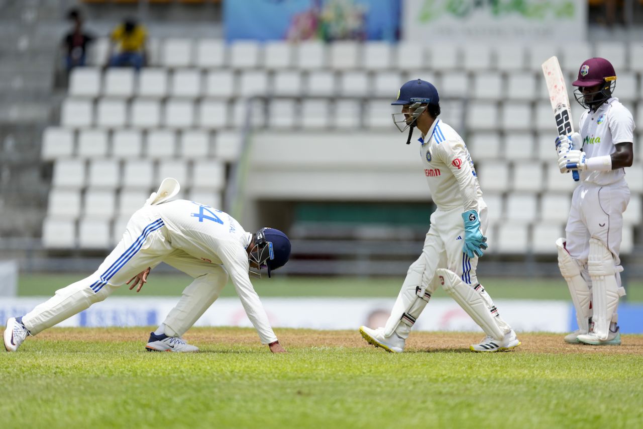 India's debutants, Yashasvi Jaiswal and Ishan Kishan, in action, West Indies vs India, 1st Test, Roseau, 1st day, July 12, 2023
