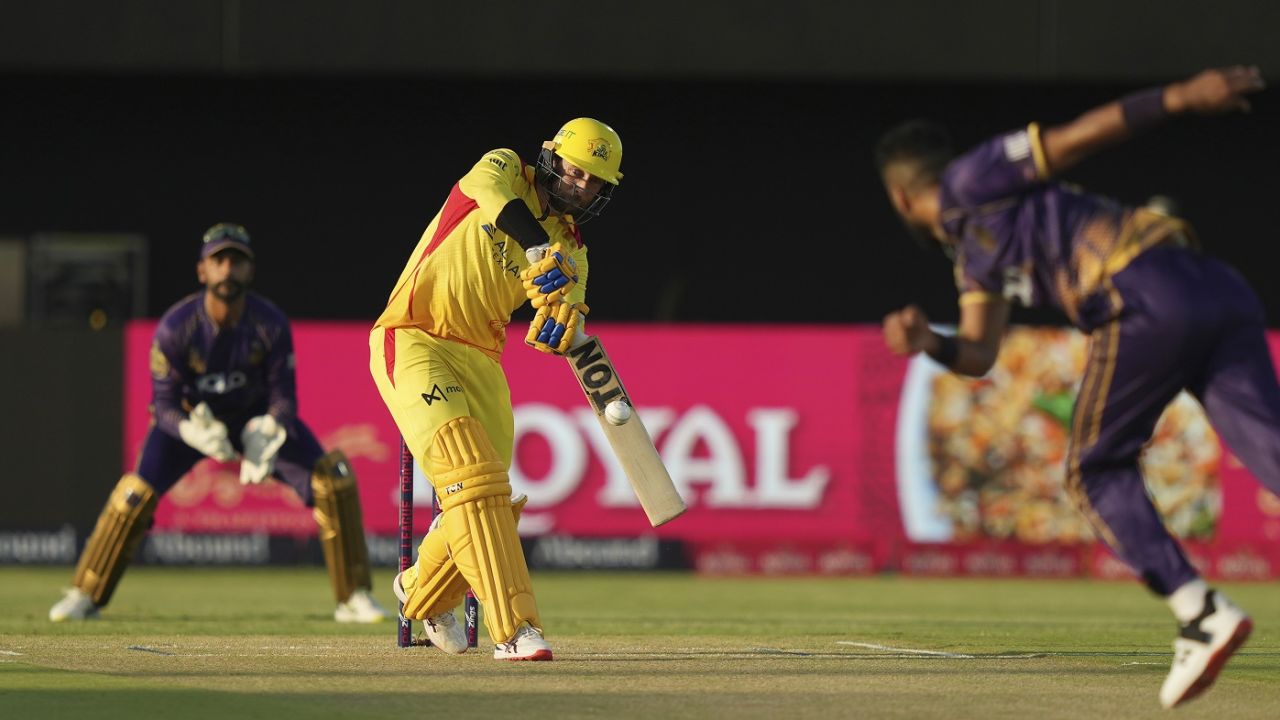Devon Conway hit the tournament's first half-century, Texas Super Kings vs LA Knight Riders, Major League Cricket, Grand Prairie, July 13, 2023