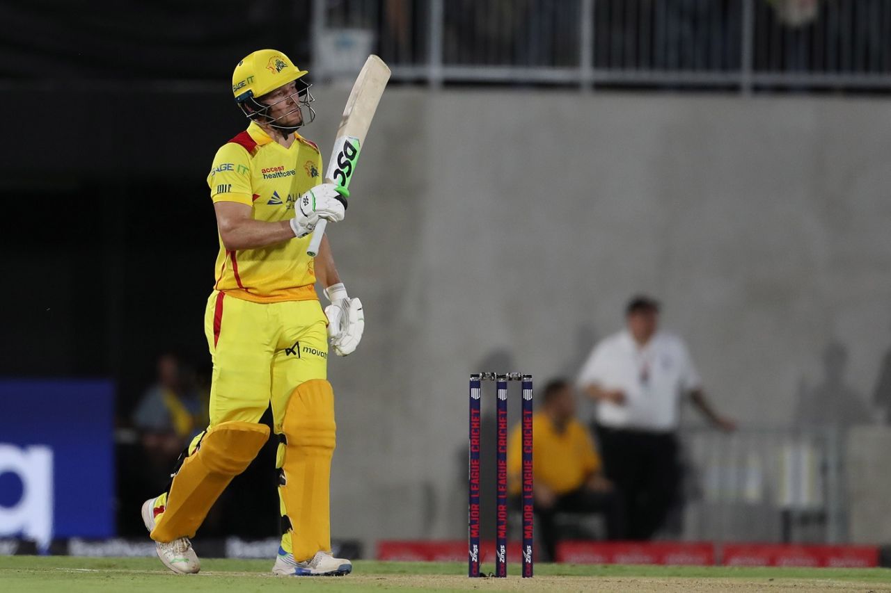 David Miller scored 61 off 42 deliveries, Texas Super Kings vs LA Knight Riders, Major League Cricket, Grand Prairie, July 13, 2023
