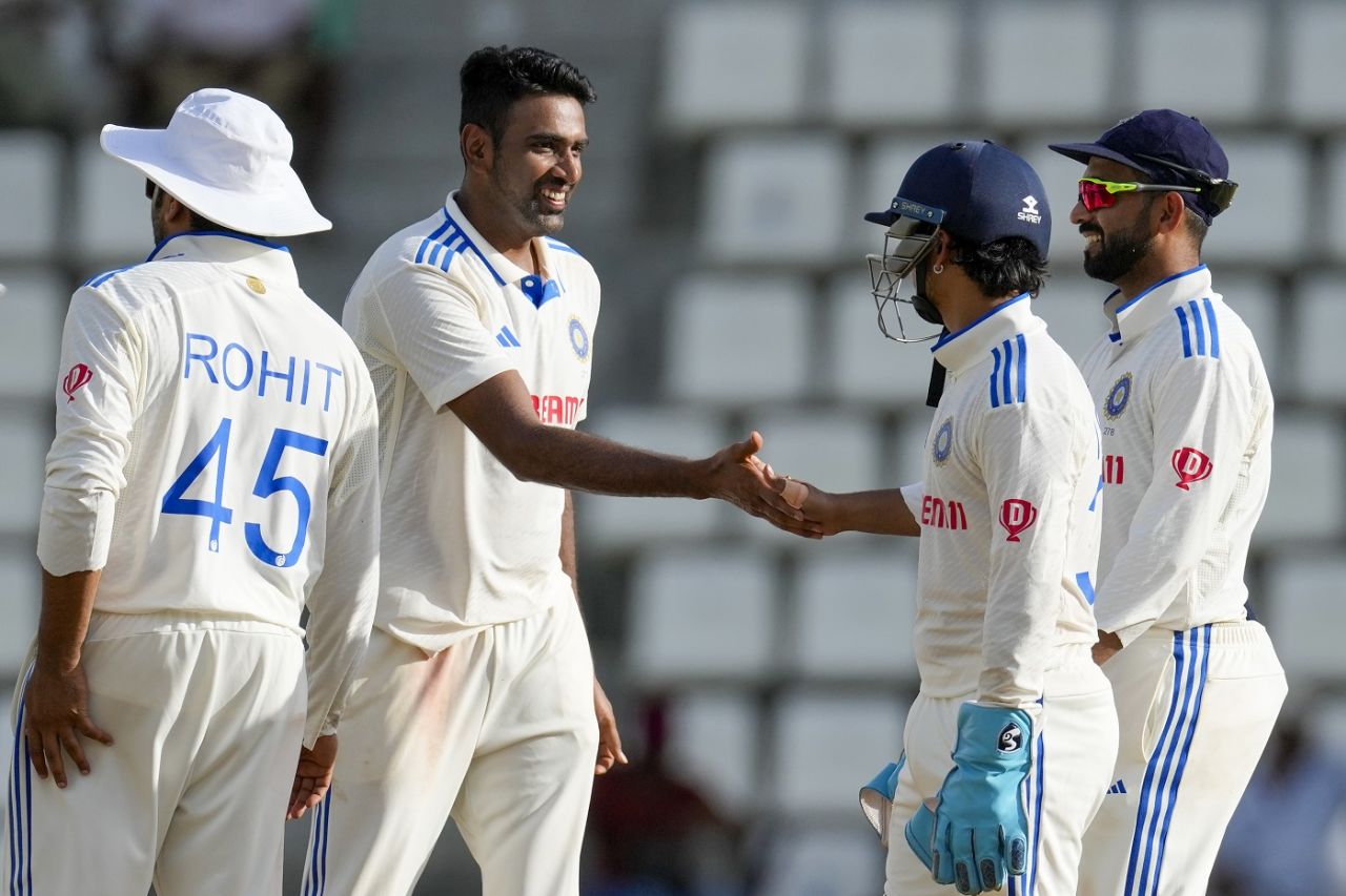 R Ashwin picked up seven wickets in the second innings, West Indies vs India, 1st Test, Dominica, 3rd day, July 14, 2023