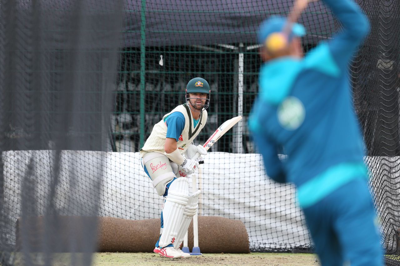 Travis Head deals with a round of throwdowns, England vs Australia, 4th men's Ashes Test, Manchester, July 16, 2023