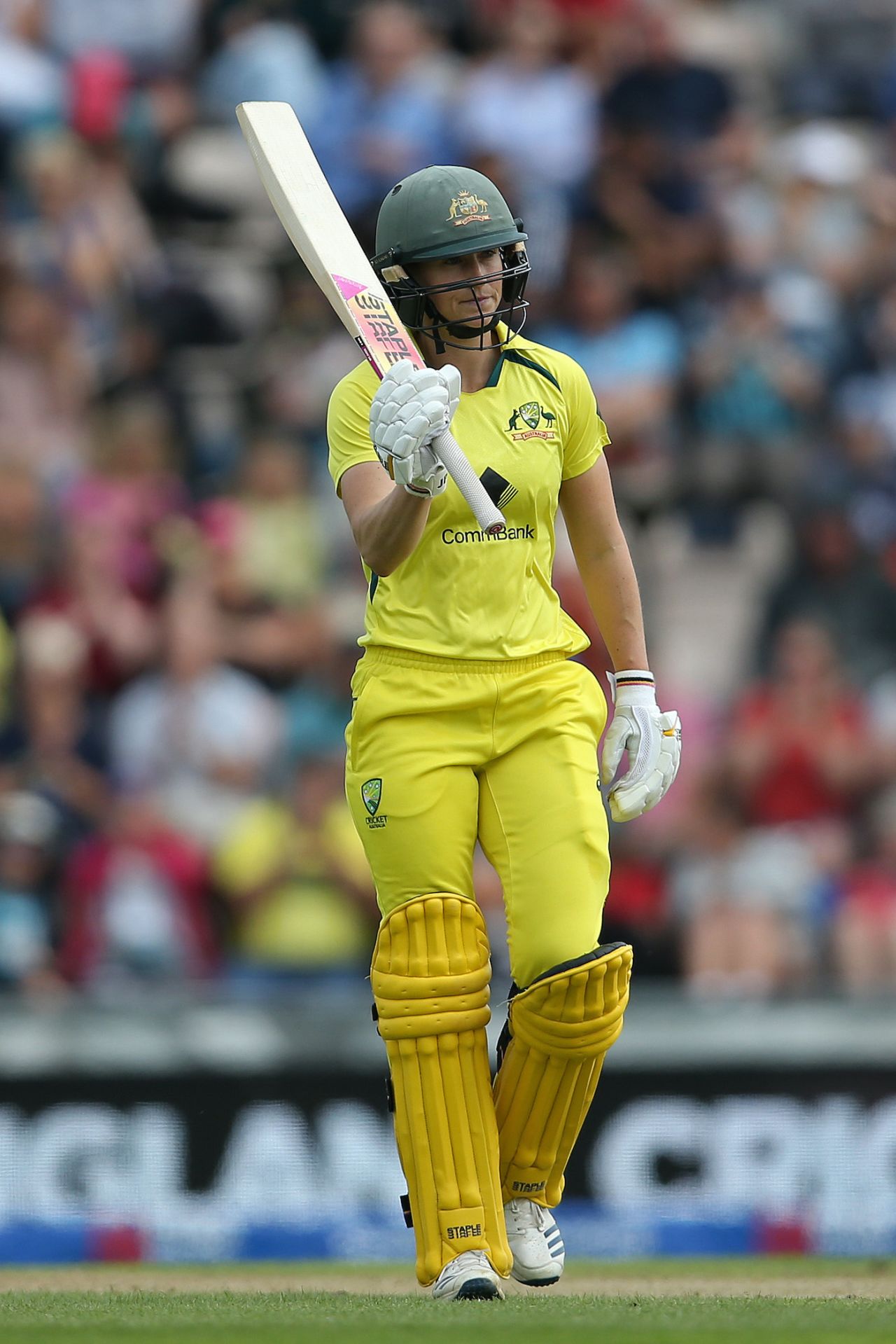 Ellyse Perry celebrates her fifty, England vs Australia, Women's Ashes, 2nd ODI, Southampton, July 16, 2023