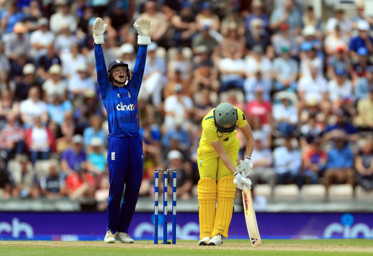 Ellyse Perry survived a close lbw call, England vs Australia, Women's Ashes, 2nd ODI, Southampton, July 16, 2023