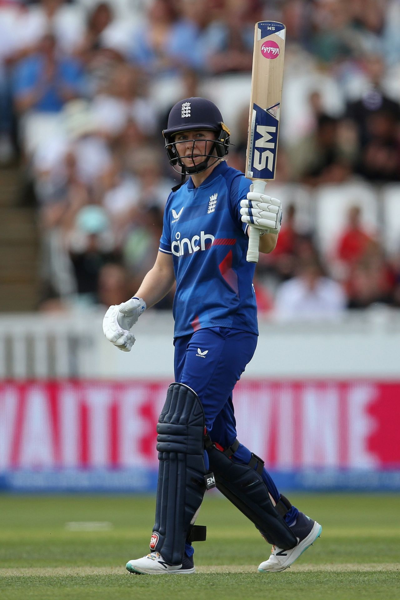 Heather Knight celebrates her 26th ODI half-century, England vs Australia, 3rd ODI, Women's Ashes, Taunton, July 18, 2023