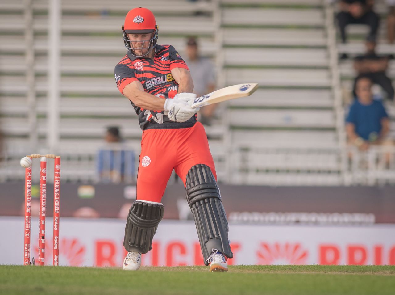 Chris Lynn swats the ball away, Surrey Jaguars vs Montreal Tigers, Global T20 Canada, Brampton, July 21, 2023