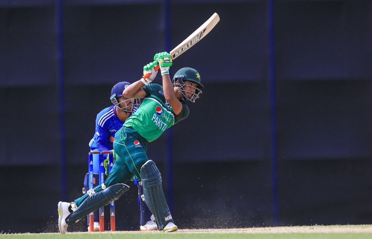 Saim Ayub scored 59 off 51 deliveries, India A vs Pakistan A, ACC Emerging Men's Cup, Final, Colombo, July 23, 2023