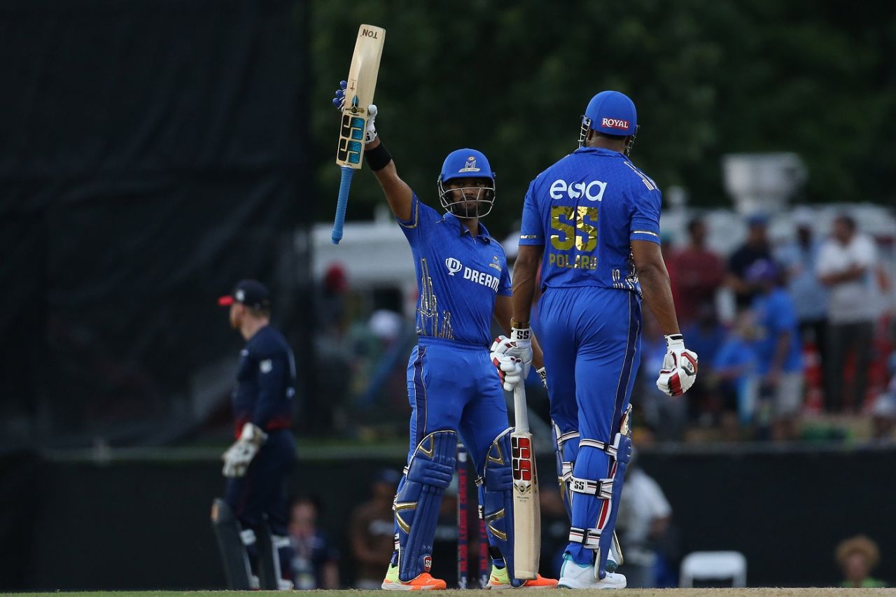 Nicholas Pooran scored 62 off 33 balls, MI New York vs Washington Freedom, MLC 2023, Morrisville, July 23, 2023