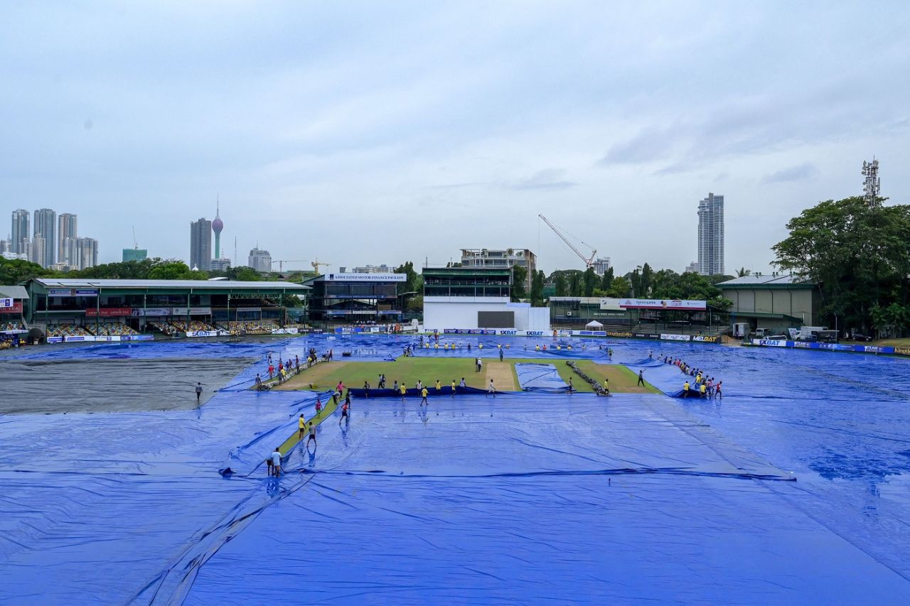 Rain delayed start of the Test, Sri Lanka vs Pakistan, 2nd Test, Colombo, 1st day, July 24, 2023