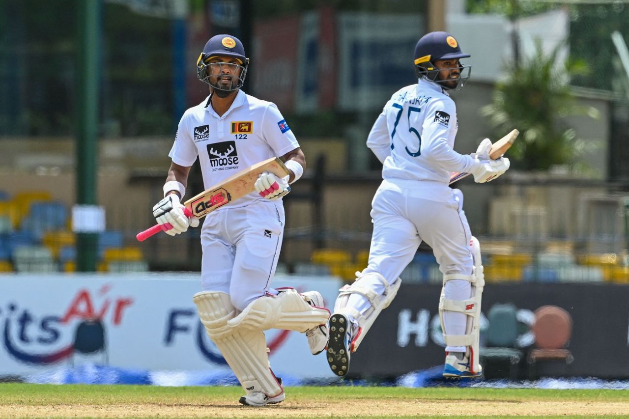Dinesh Chandimal and Dhananjaya de Silva added 85 together, Sri Lanka vs Pakistan, 2nd Test, Colombo, 1st day, July 24, 2023