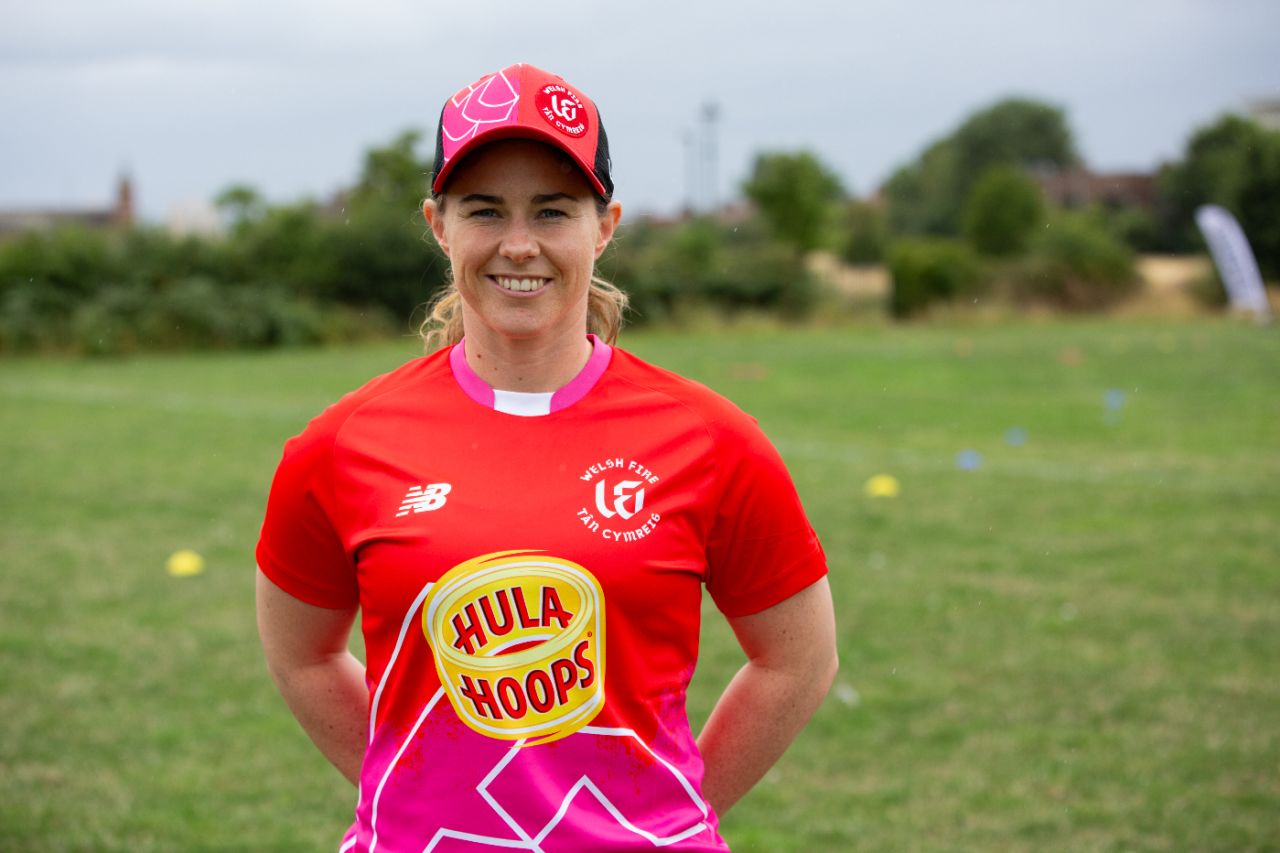 Tammy Beaumont at the launch of the KP community pitches initiative in Tottenham, July 24, 2023