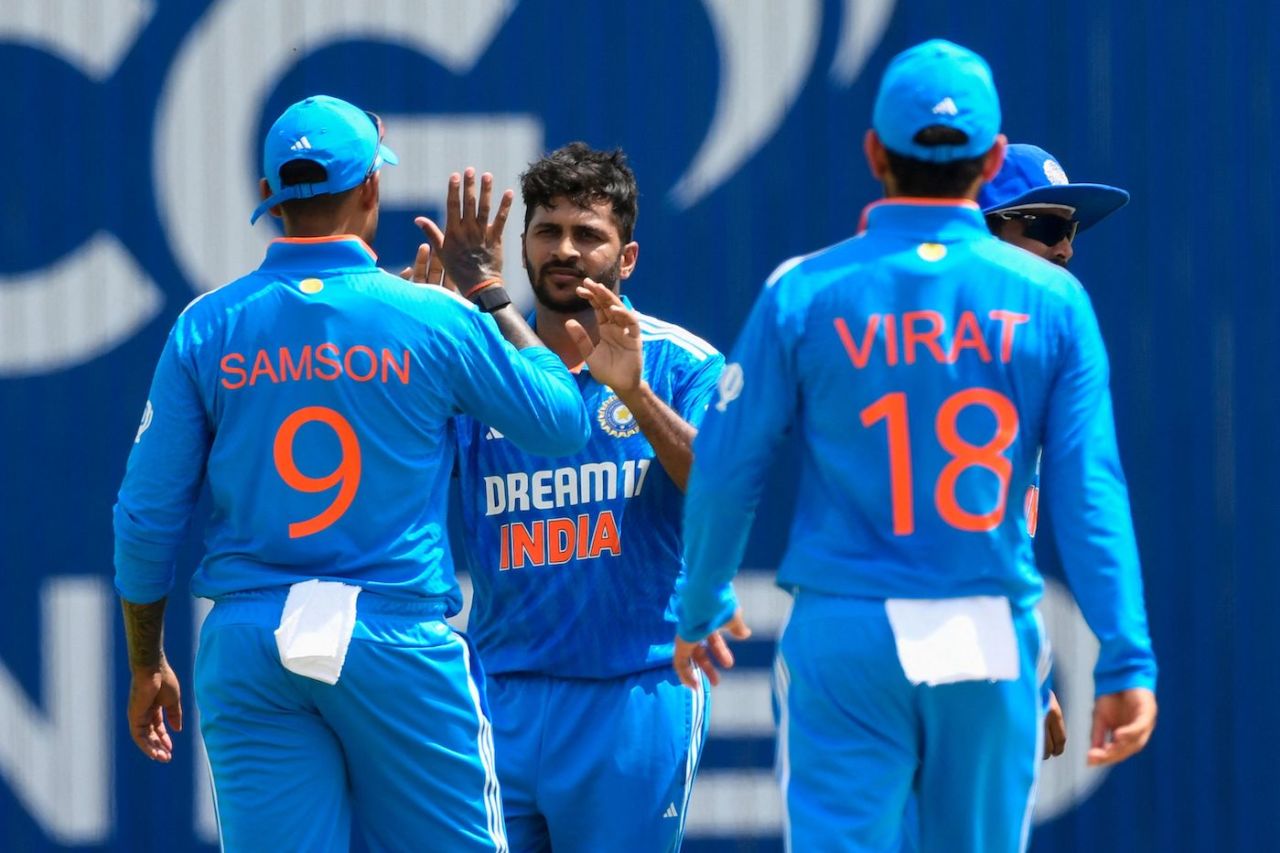 Shardul Thakur struck in the powerplay, West Indies vs India, 1st ODI, Bridgetown, July 27, 2023