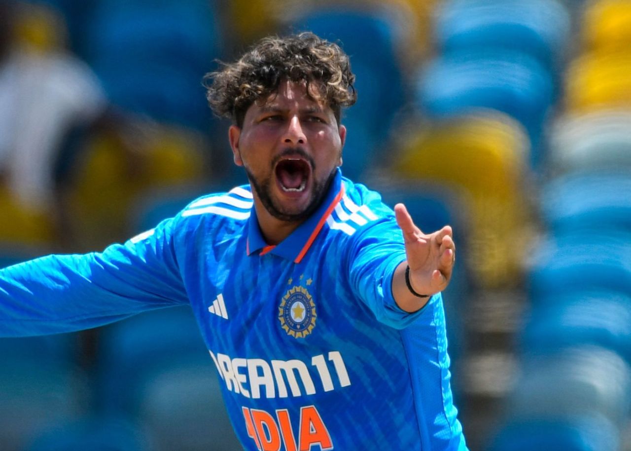Kuldeep Yadav took 4 for 6 in his three overs, West Indies vs India, 1st ODI, Bridgetown, July 27, 2023