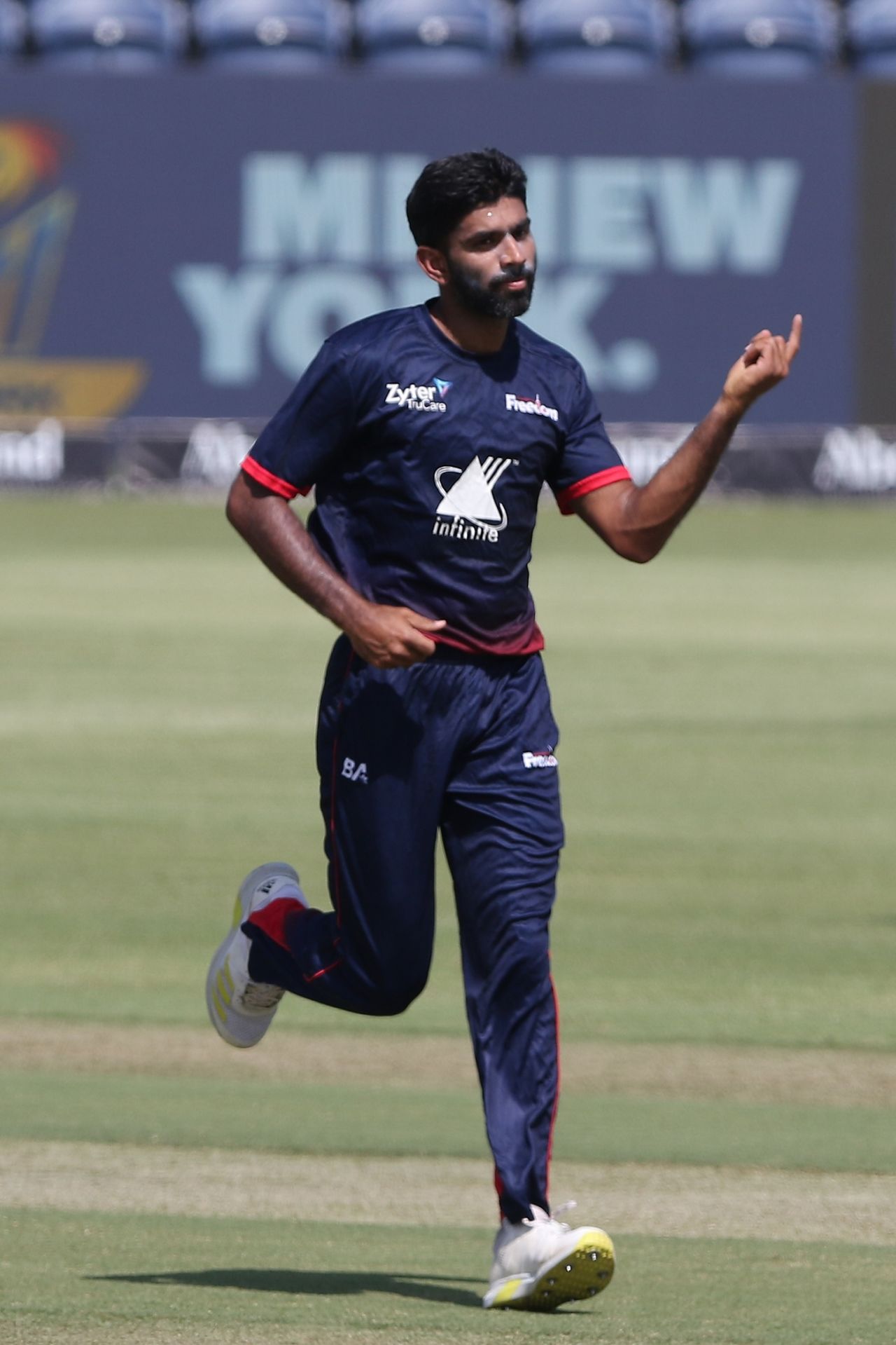 Saurabh Netravalkar picked up two including that of Nicholas Pooran, Washington Freedom vs MI New York, Eliminator, MLC, Dallas, July 27, 2023