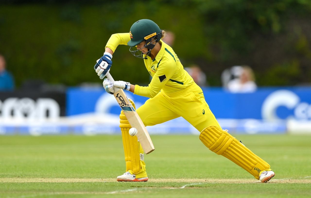 Phoebe Litchfield looks solid, Ireland Women vs Australia Women, 3rd ODI, Dublin, July 28, 2023
