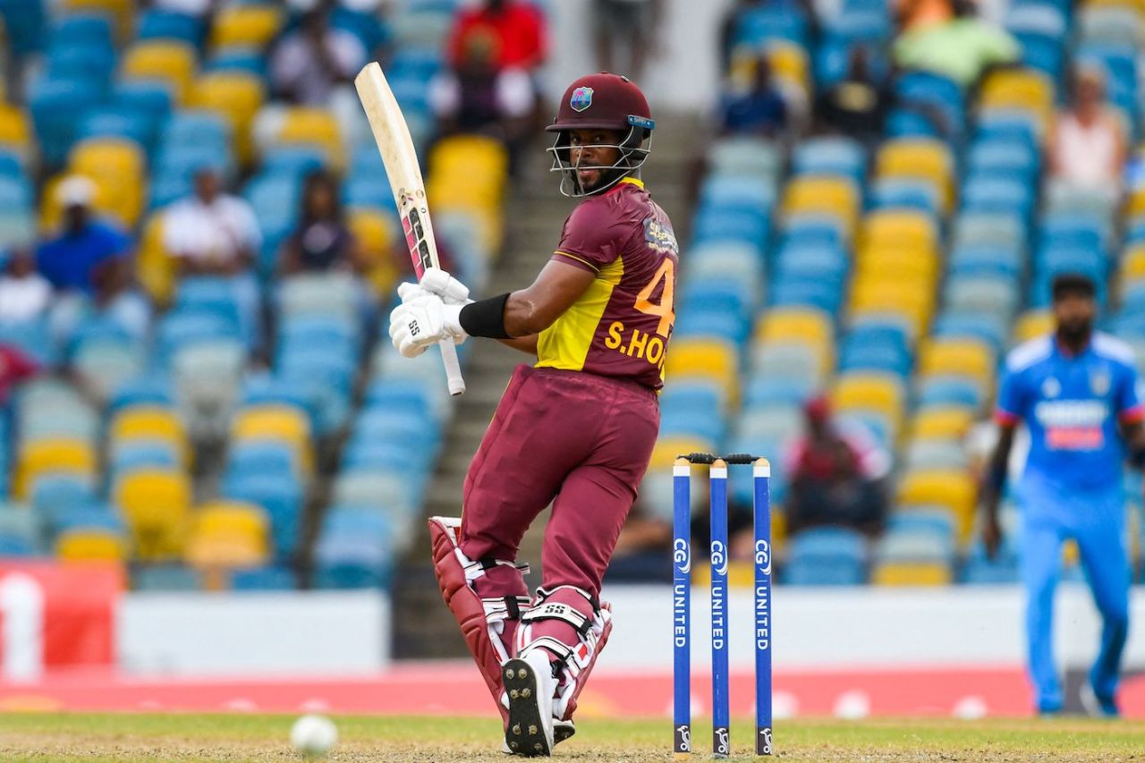 Shai Hope anchored the innings, West Indies vs India, 2nd ODI, Bridgetown, July 29, 2023